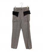 sulvamサルバム）の古着「パンツ」｜ホワイト×ブラック