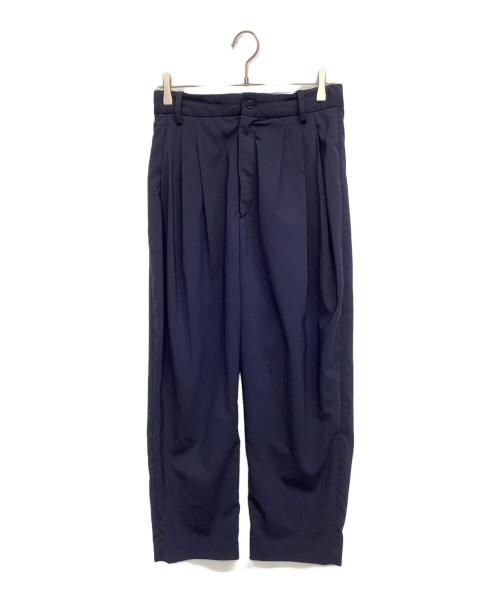 Hed Mayner（ヘド メイナー）Hed Mayner (ヘド メイナー) ウールスラックス ネイビー サイズ:Sの古着・服飾アイテム