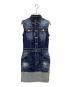 DSQUARED2（ディースクエアード）の古着「ノースリーブワンピース」｜ネイビー