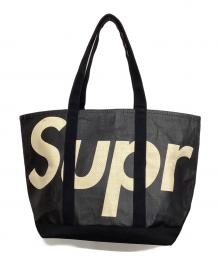 SUPREME（シュプリーム）の古着「ラフィアートートバッグ」｜ブラック