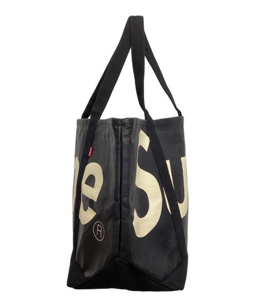 SUPREME（シュプリーム）Supreme (シュプリーム) ラフィアートートバッグ ブラックの古着・服飾アイテム