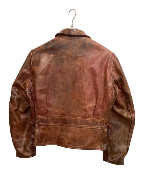 Aero LEATHER（エアロレザー）Aero LEATHER (エアロレザー) レザージャケット ブラウン サイズ:38の古着・服飾アイテム