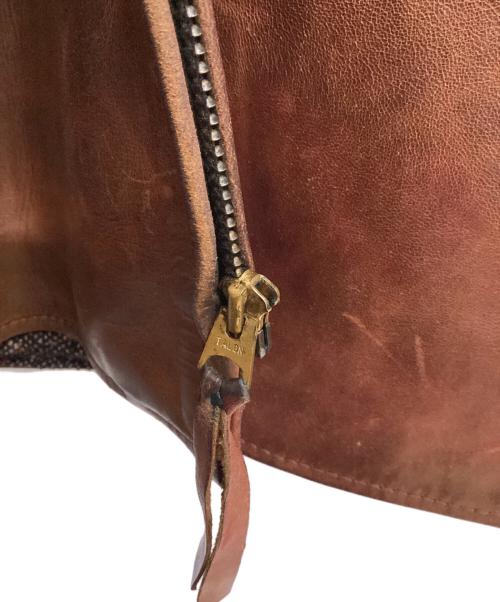 Aero LEATHER（エアロレザー）Aero LEATHER (エアロレザー) レザージャケット ブラウン サイズ:38の古着・服飾アイテム