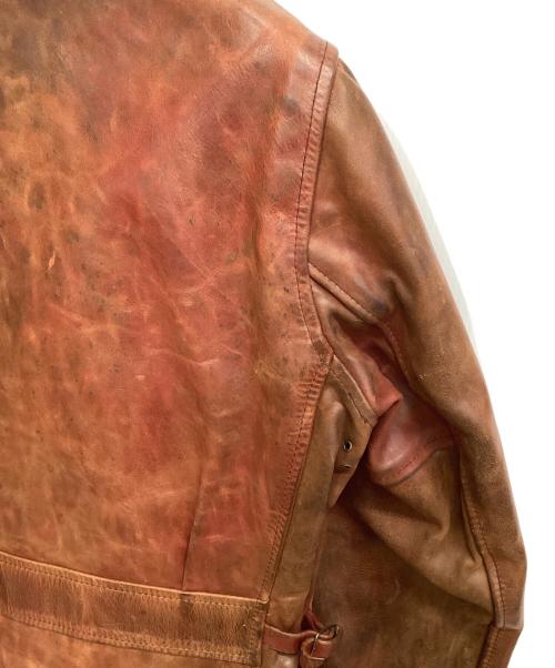 Aero LEATHER（エアロレザー）Aero LEATHER (エアロレザー) レザージャケット ブラウン サイズ:38の古着・服飾アイテム