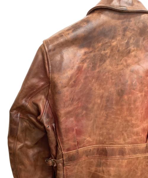 Aero LEATHER（エアロレザー）Aero LEATHER (エアロレザー) レザージャケット ブラウン サイズ:38の古着・服飾アイテム