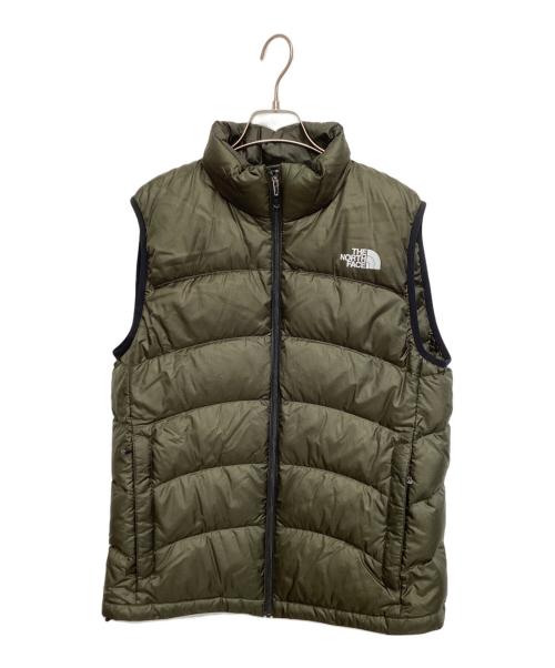 THE NORTH FACE（ザ ノース フェイス）THE NORTH FACE (ザ ノース フェイス) ダウンベスト オリーブ サイズ:Mの古着・服飾アイテム