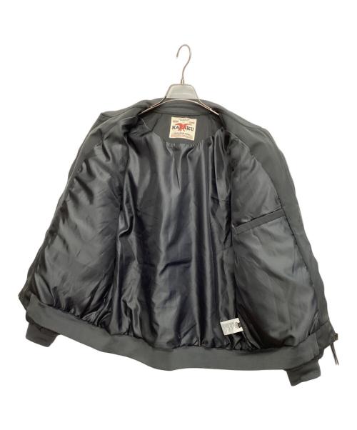 karaku（カラク）KARAKU (カラク) キルティング中綿フライトジャケット グレー サイズ:XXLの古着・服飾アイテム