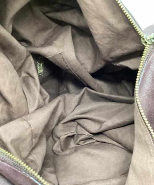 MIHARA YASUHIRO（ミハラヤスヒロ）MIHARA YASUHIRO (ミハラヤスヒロ) レザーボストンバッグ ブラウンの古着・服飾アイテム