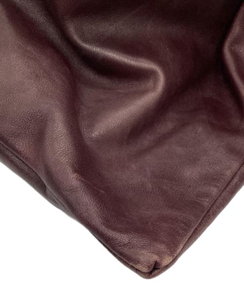 MIHARA YASUHIRO（ミハラヤスヒロ）MIHARA YASUHIRO (ミハラヤスヒロ) レザーボストンバッグ ブラウンの古着・服飾アイテム