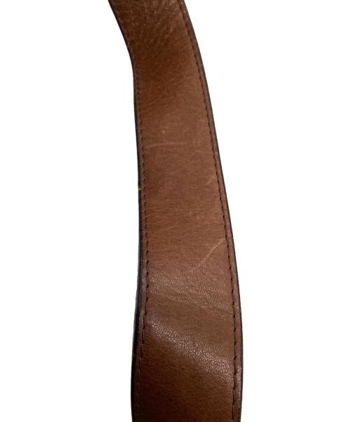 MIHARA YASUHIRO（ミハラヤスヒロ）MIHARA YASUHIRO (ミハラヤスヒロ) レザーボストンバッグ ブラウンの古着・服飾アイテム