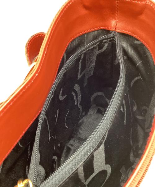 Salvatore Ferragamo（サルヴァトーレ フェラガモ）Salvatore Ferragamo (サルヴァトーレ フェラガモ) ヴァラリボンバケツバッグ レッドの古着・服飾アイテム