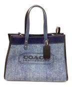 COACHコーチ）の古着「2WAYバッグ」｜ブルー