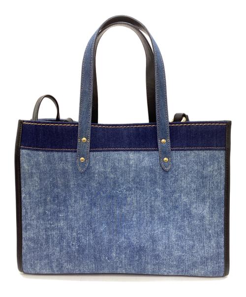 COACH（コーチ）COACH (コーチ) 2WAYバッグ ブルーの古着・服飾アイテム