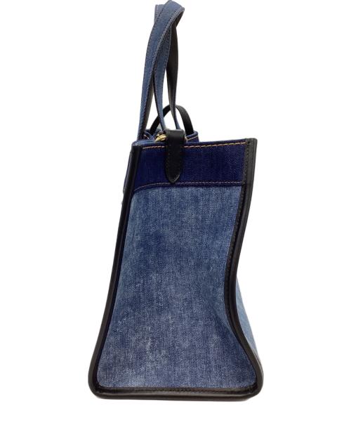 COACH（コーチ）COACH (コーチ) 2WAYバッグ ブルーの古着・服飾アイテム