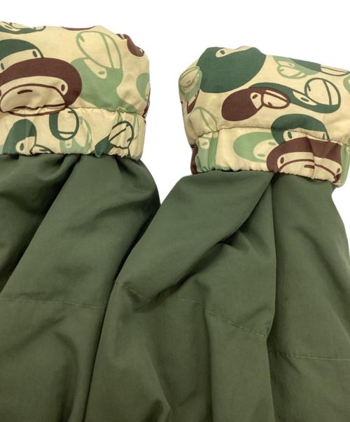BABY MiLO（ベビーマイロ）BABY MiLO (ベビーマイロ) リバーシブル中綿ジャケット オリーブ サイズ:Mの古着・服飾アイテム