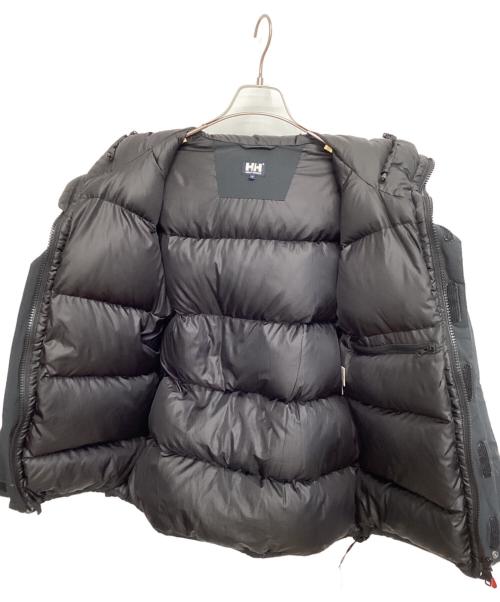 HELLY HANSEN（ヘリーハンセン）HELLY HANSEN (ヘリーハンセン) ダウンジャケット ブラック×ホワイト サイズ:Sの古着・服飾アイテム