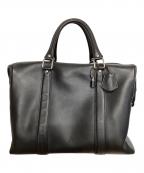 PORTERポーター）の古着「レザーボストンバッグ」｜ブラック