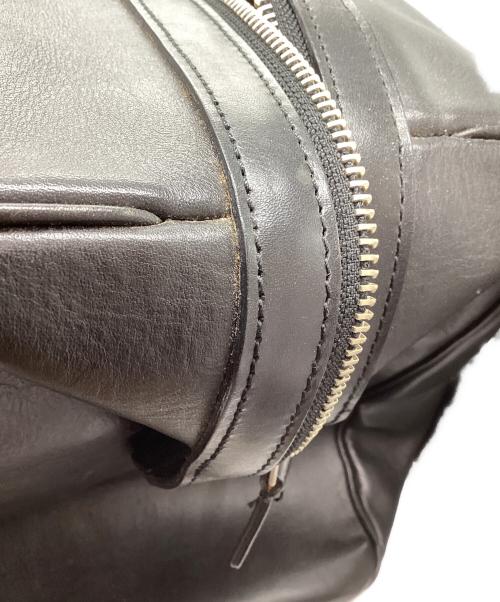 PORTER（ポーター）PORTER (ポーター) レザーボストンバッグ ブラックの古着・服飾アイテム