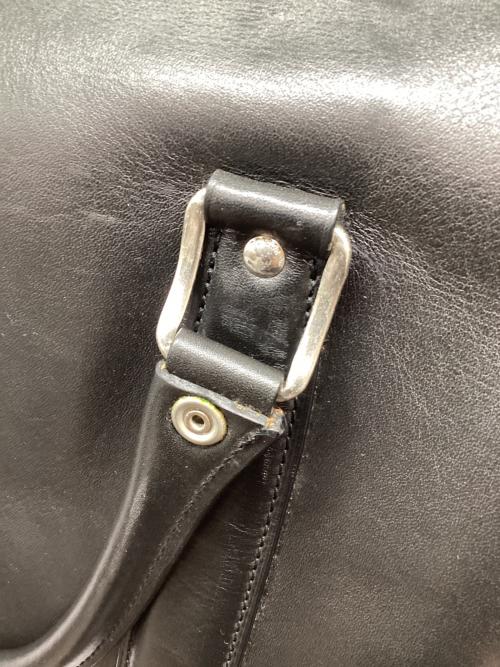 PORTER（ポーター）PORTER (ポーター) レザーボストンバッグ ブラックの古着・服飾アイテム