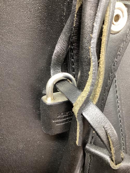 PORTER（ポーター）PORTER (ポーター) レザーボストンバッグ ブラックの古着・服飾アイテム