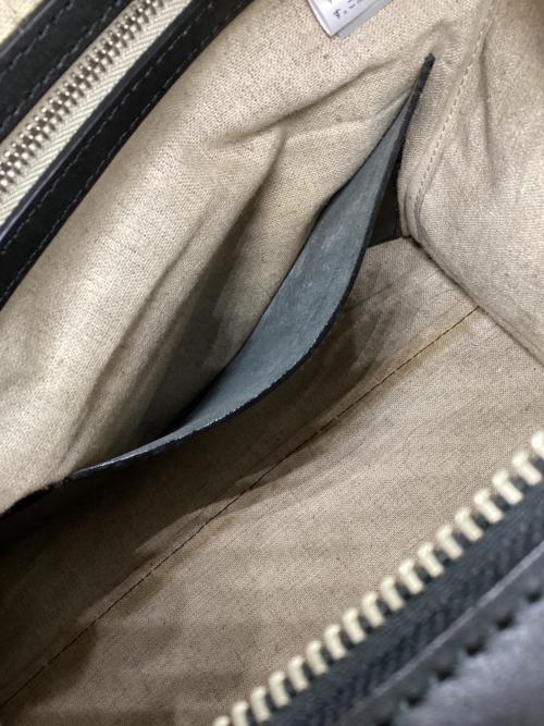 PORTER（ポーター）PORTER (ポーター) レザーボストンバッグ ブラックの古着・服飾アイテム