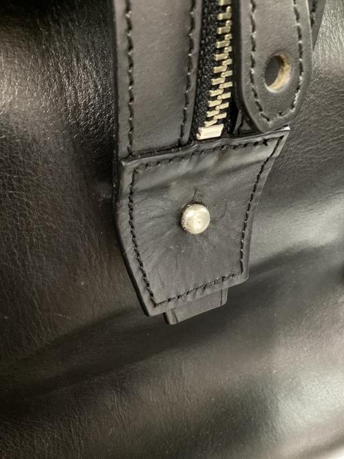 PORTER（ポーター）PORTER (ポーター) レザーボストンバッグ ブラックの古着・服飾アイテム