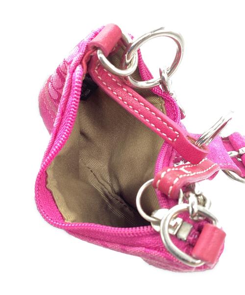 COACH（コーチ）COACH (コーチ) ミニバッグ ショッキングピンクの古着・服飾アイテム