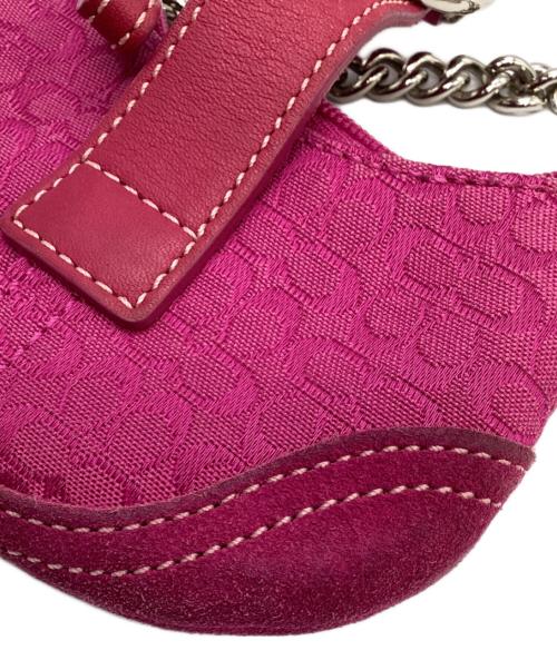 COACH（コーチ）COACH (コーチ) ミニバッグ ショッキングピンクの古着・服飾アイテム