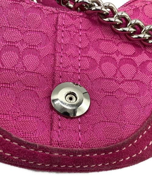 COACH（コーチ）COACH (コーチ) ミニバッグ ショッキングピンクの古着・服飾アイテム