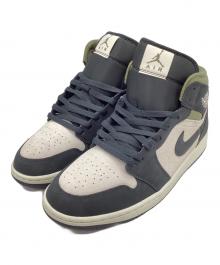 NIKE（ナイキ）の古着「ハイカットスニーカー」｜ブラック×アイボリー×オリーブ