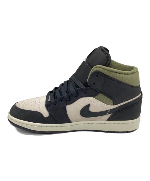 NIKE（ナイキ）NIKE (ナイキ) ハイカットスニーカー ブラック×アイボリー×オリーブ サイズ:27.5の古着・服飾アイテム