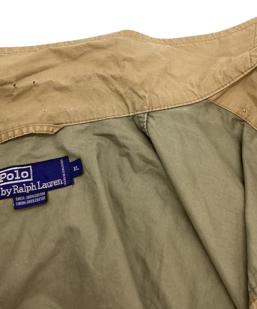 POLO RALPH LAUREN（ポロ・ラルフローレン）POLO RALPH LAUREN (ポロ・ラルフローレン) サファリジャケット カーキ サイズ:XLの古着・服飾アイテム