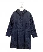 'S Max Maraエスマックスマーラ）の古着「ファーライナーナイロンコート」｜ネイビー