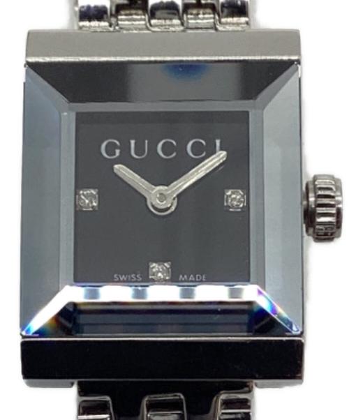 GUCCI（グッチ）GUCCI (グッチ) リストウォッチ ブラックの古着・服飾アイテム