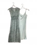 FRAY IDフレイ アイディー）の古着「半袖ワンピース」｜ブルー