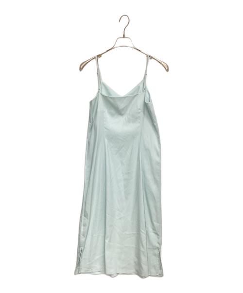 FRAY ID（フレイ アイディー）FRAY ID (フレイ アイディー) 半袖ワンピース ブルー サイズ:1 未使用品の古着・服飾アイテム