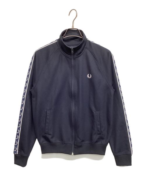 FRED PERRY（フレッドペリー）FRED PERRY (フレッドペリー) トラックジャケット ネイビー×ブラック サイズ:Sの古着・服飾アイテム