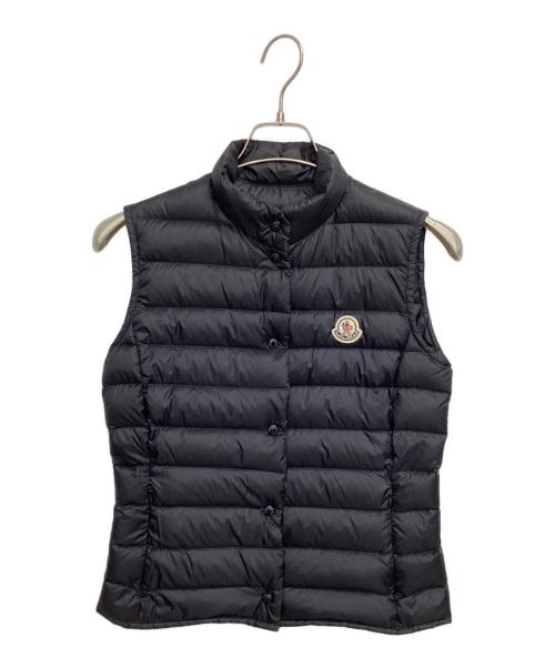 MONCLER（モンクレール）MONCLER (モンクレール) ダウンベスト ブラックの古着・服飾アイテム