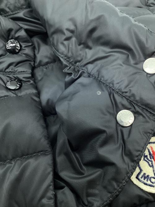 MONCLER（モンクレール）MONCLER (モンクレール) ダウンベスト ブラックの古着・服飾アイテム