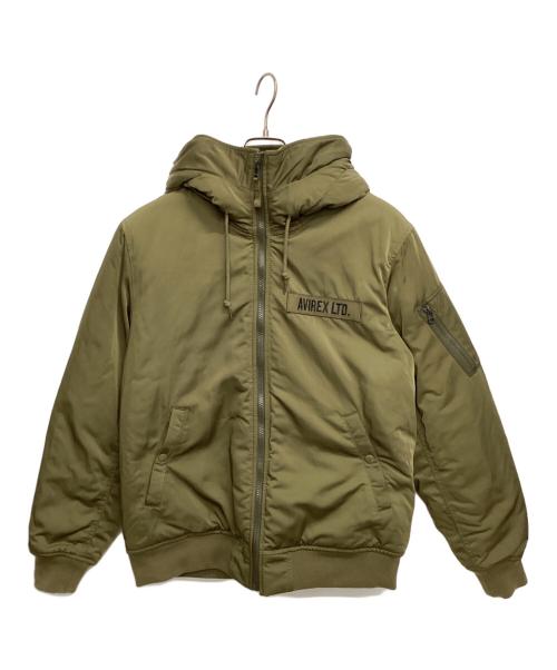 AVIREX（アヴィレックス）AVIREX (アヴィレックス) 中綿ジャケット オリーブ サイズ:Lの古着・服飾アイテム