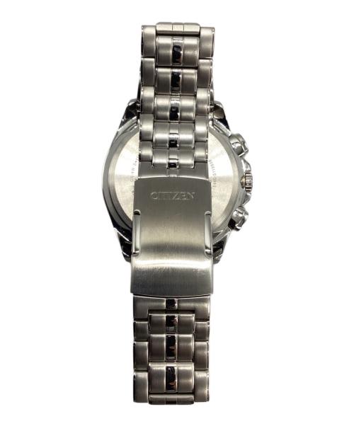 CITIZEN（シチズン）CITIZEN (シチズン) クロノグラフ ブラック×シルバーの古着・服飾アイテム