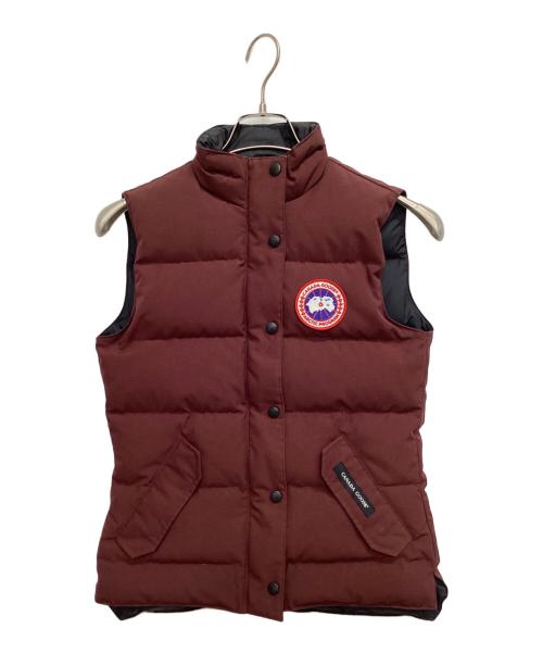 CANADA GOOSE（カナダグース）CANADA GOOSE (カナダグース) ダウンベスト ボルドー サイズ:XSの古着・服飾アイテム