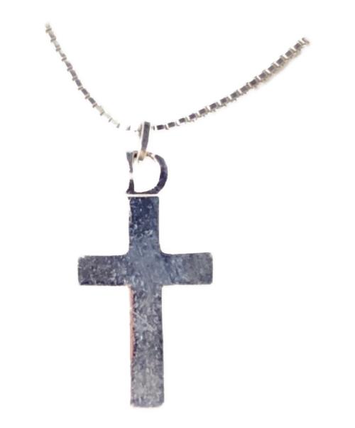 Christian Dior（クリスチャン ディオール）Christian Dior (クリスチャン ディオール) CDロゴ クロスブレスレット シルバーの古着・服飾アイテム