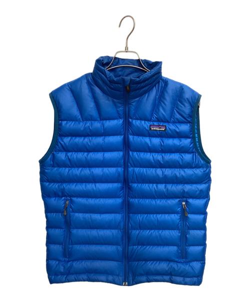 Patagonia（パタゴニア）Patagonia (パタゴニア) グースダウンベスト ブルー サイズ:Sの古着・服飾アイテム