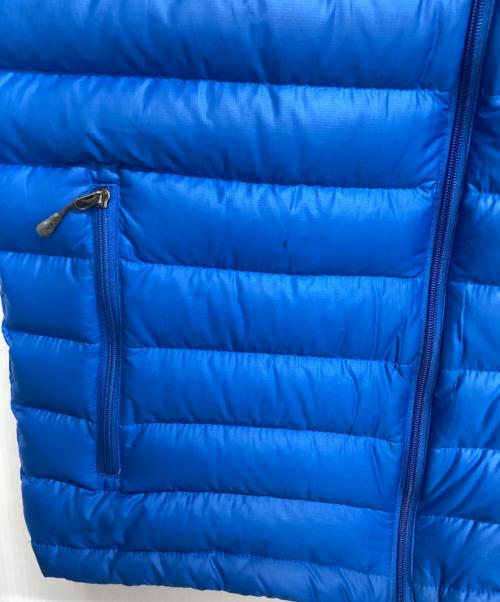 Patagonia（パタゴニア）Patagonia (パタゴニア) グースダウンベスト ブルー サイズ:Sの古着・服飾アイテム