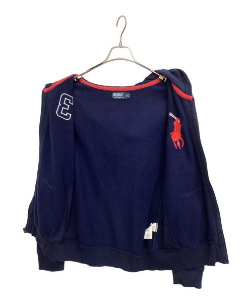 POLO RALPH LAUREN（ポロ・ラルフローレン）POLO RALPH LAUREN (ポロ・ラルフローレン) ジップパーカー ネイビー サイズ:Lの古着・服飾アイテム