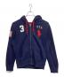 POLO RALPH LAUREN（ポロ・ラルフローレン）の古着「ジップパーカー」｜ネイビー