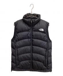 THE NORTH FACE（ザ ノース フェイス）の古着「ダウンベスト」｜ブラック×カーキ