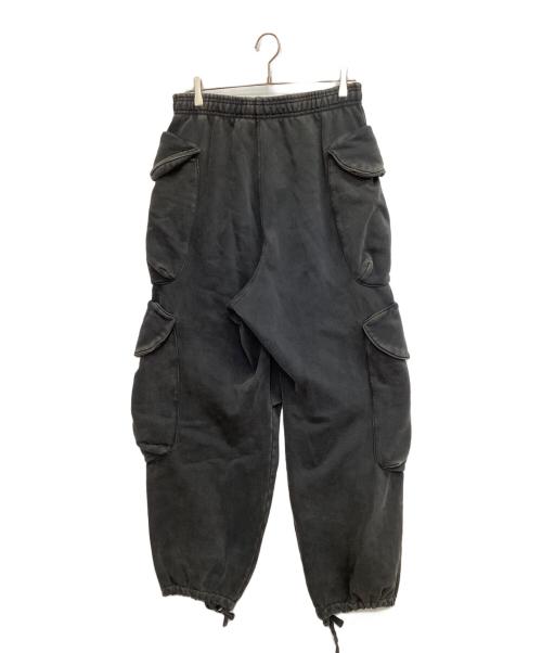 entire studios（エンタイアスタジオ）entire studios (エンタイアスタジオ) ヘビースウェットカーゴパンツ ブラック サイズ:Mの古着・服飾アイテム