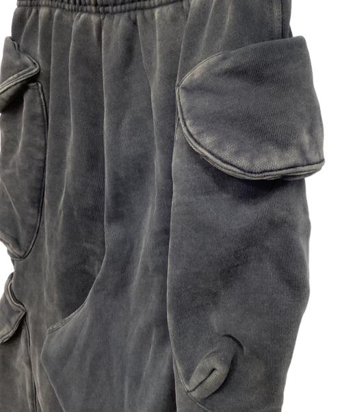 entire studios（エンタイアスタジオ）entire studios (エンタイアスタジオ) ヘビースウェットカーゴパンツ ブラック サイズ:Mの古着・服飾アイテム